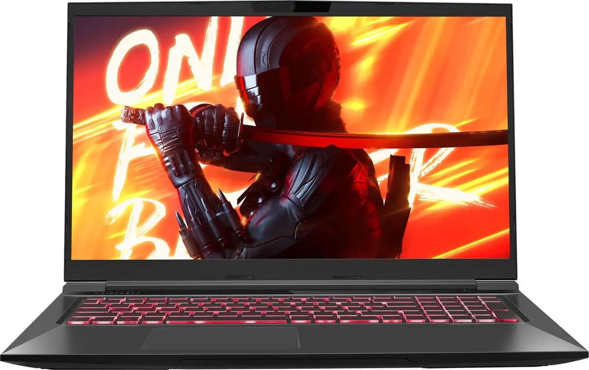 17.3" laptop MAIBENBEN X17A black [English/Russian layout, 1920x1080, IPS, AMD Ryzen 7 7435H, cores: 8 x 3.1 GHz, RAM 16 GB, SSD 512 GB, GeForce RTX 3050 for laptops, 4 GB, Linux]