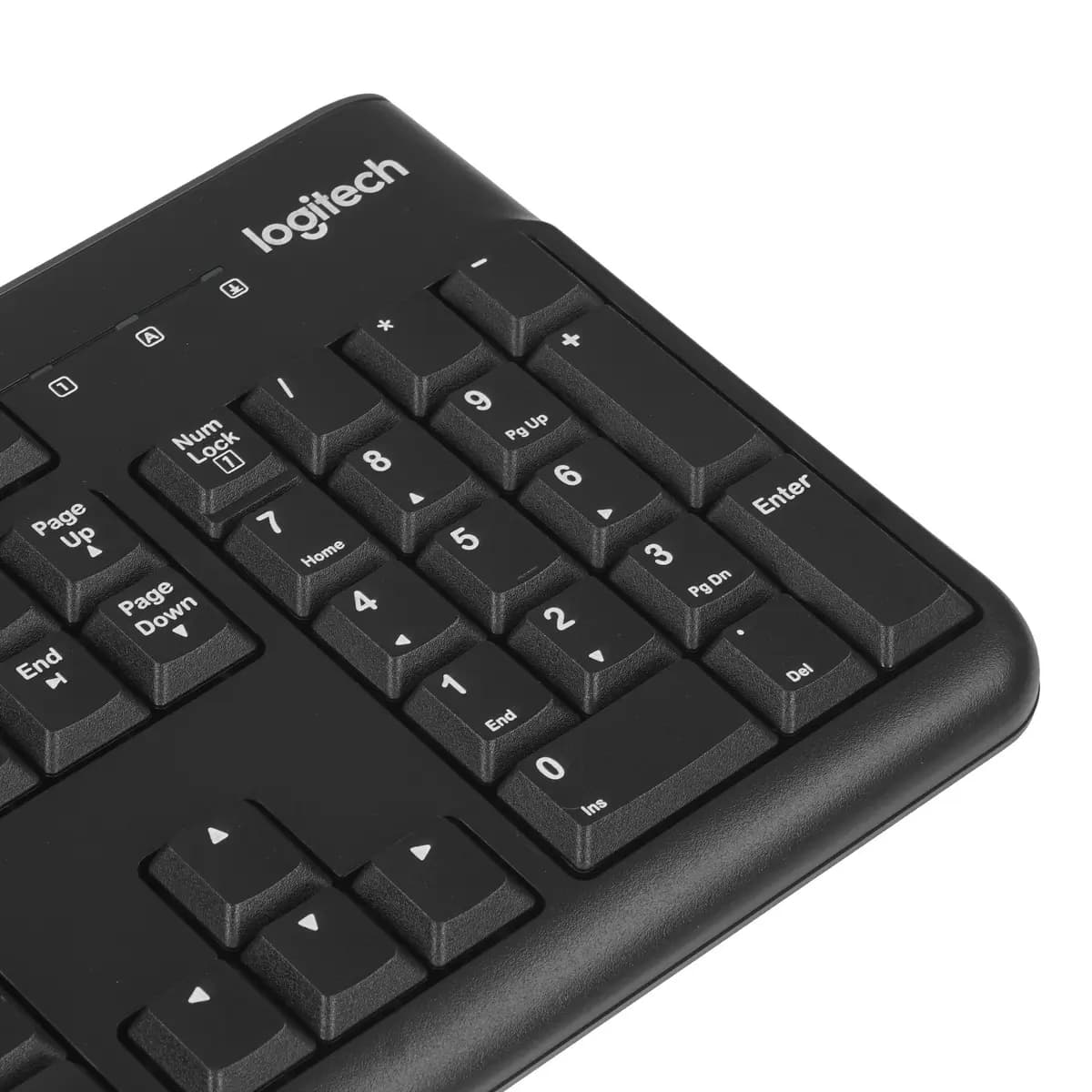 Keyboard wired Logitech K120 color black [membrane, keys - 104, USB Type-A]