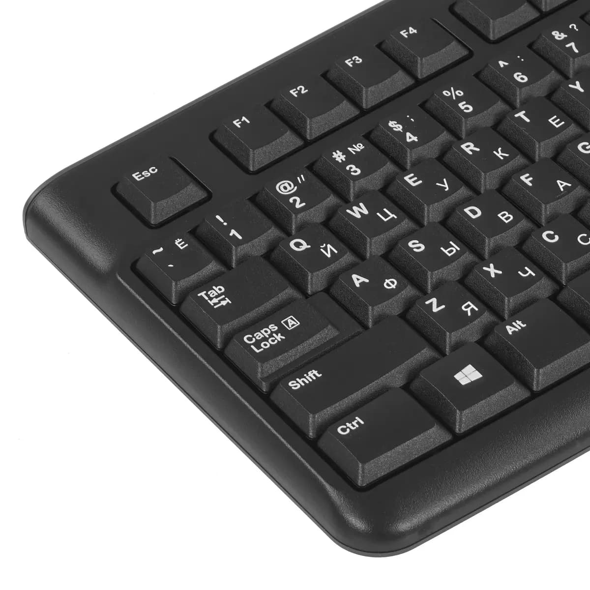 Keyboard wired Logitech K120 color black [membrane, keys - 104, USB Type-A]