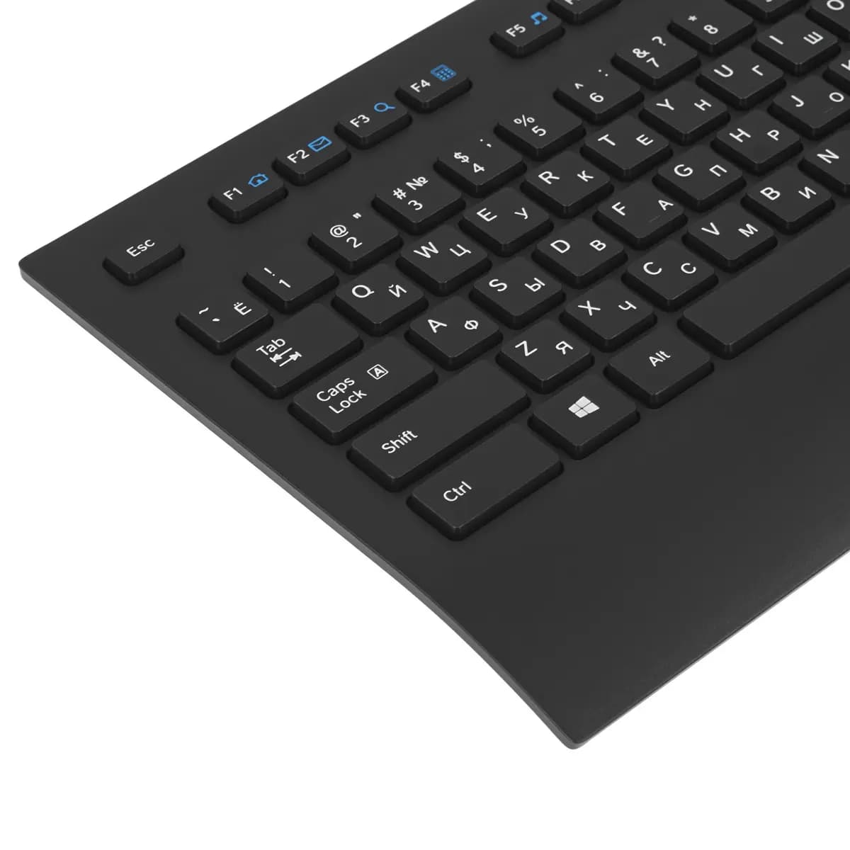 Keyboard wired Logitech K280E color black [membrane, keys - 103, USB Type-A]