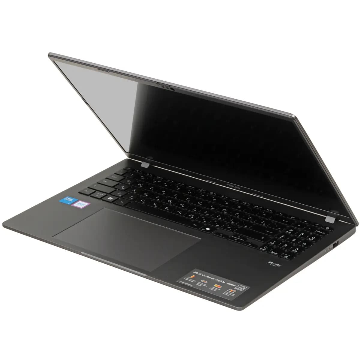 16" laptop ASUS Vivobook S S3607VA-RP103 gray [English/Russian layout, 1920x1200, IPS, Intel Core 5 210H, cores: 4 x 2.2 GHz + 4 x 1.6 GHz, RAM 16 GB, SSD 512 GB, Intel UHD Graphic