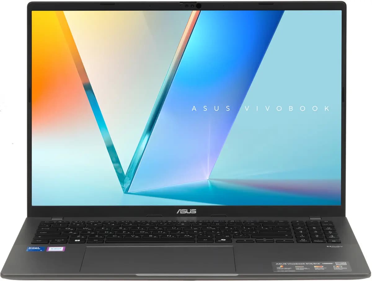 16" laptop ASUS Vivobook S S3607VA-RP103 gray [English/Russian layout, 1920x1200, IPS, Intel Core 5 210H, cores: 4 x 2.2 GHz + 4 x 1.6 GHz, RAM 16 GB, SSD 512 GB, Intel UHD Graphic