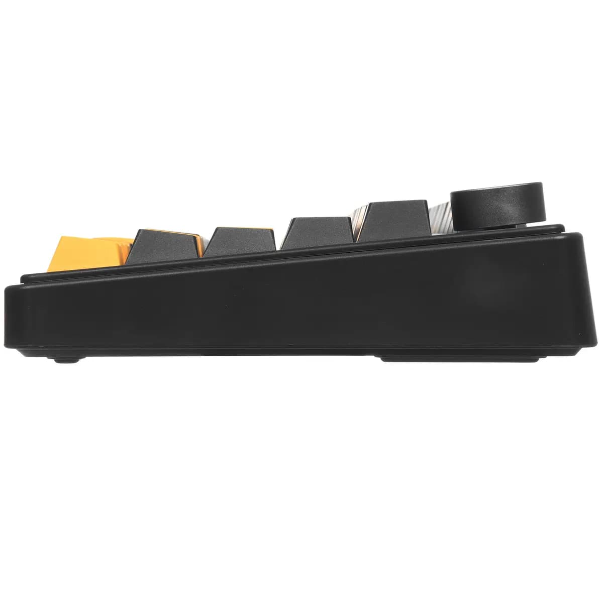 Keyboard wired + wireless AULA F75 color black [mechanical, Leobog Gray Wood Switch V3, keys - 80, Bluetooth, USB Type-A, 2.4 GHz radio]