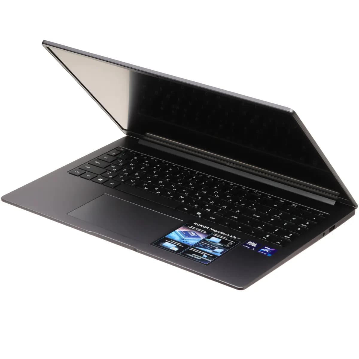 16" laptop HONOR MagicBook X16 2026 gray [English/Russian layout, 1920x1200, IPS, Intel Core Ultra 5 125H, cores: 4 x 1.2 GHz + 8 x 0.7 GHz, RAM 16 GB, SSD 512 GB, Intel Arc Graphi