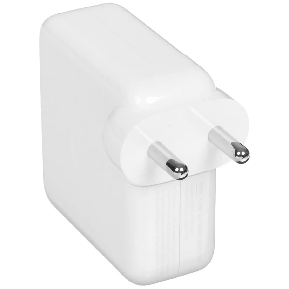Wall charger Apple 70W white [power - 70 W, 3.4 A, up to 20.6 V, without cable]