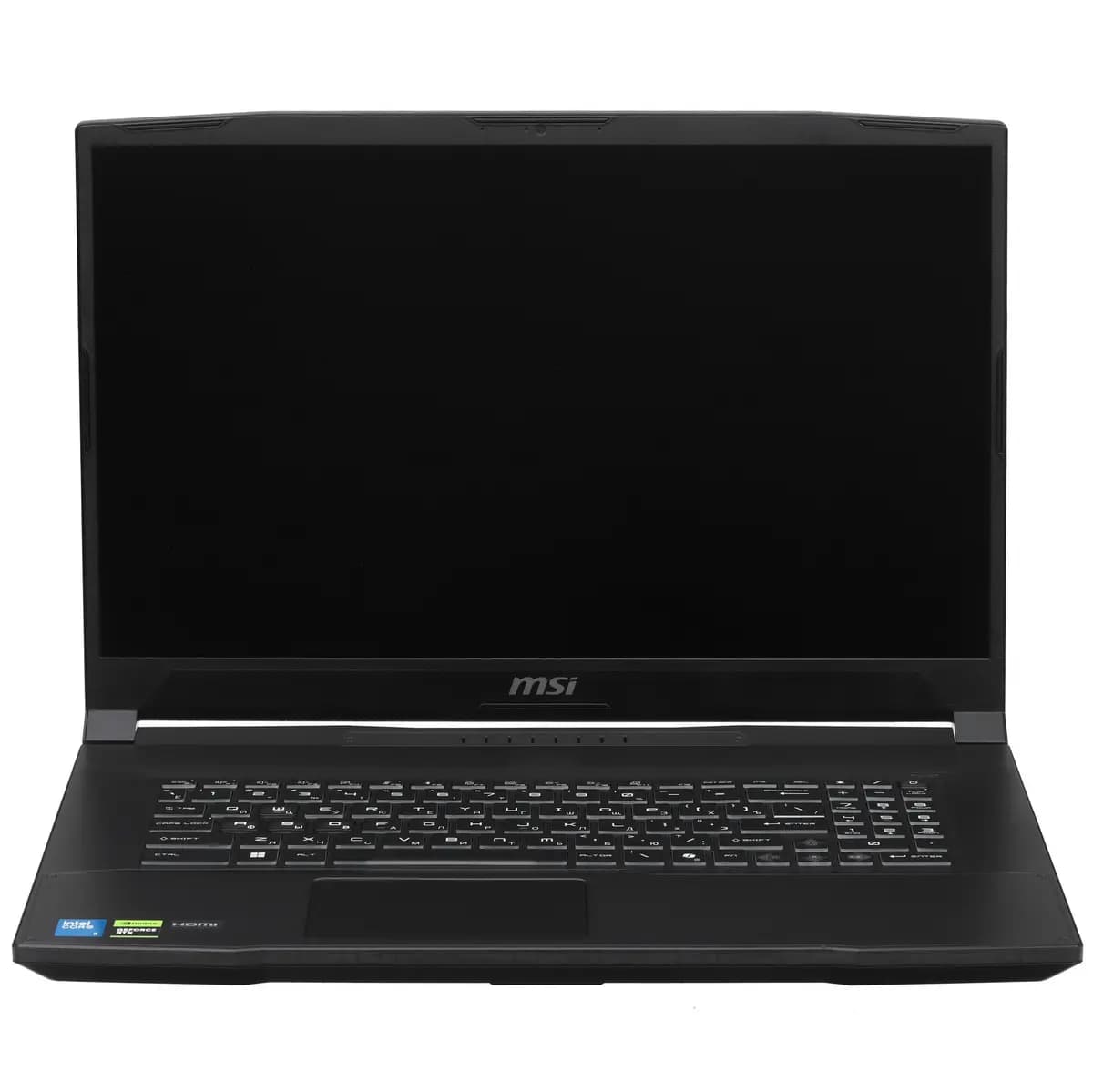 17.3" laptop MSI Katana 17 B2RVEK-1615XRU black [English/Russian layout, 1920x1080, IPS, Intel Core 5 210H, cores: 4 x 2.2 GHz + 4 x 1.6 GHz, RAM 16 GB, SSD 512 GB, GeForce RTX 405