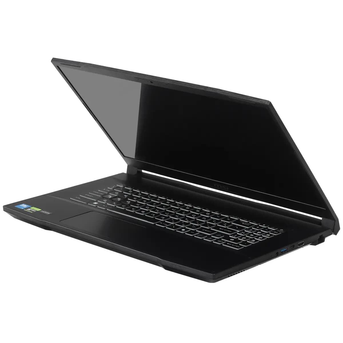 17.3" laptop MSI Katana 17 B2RVEK-1615XRU black [English/Russian layout, 1920x1080, IPS, Intel Core 5 210H, cores: 4 x 2.2 GHz + 4 x 1.6 GHz, RAM 16 GB, SSD 512 GB, GeForce RTX 405