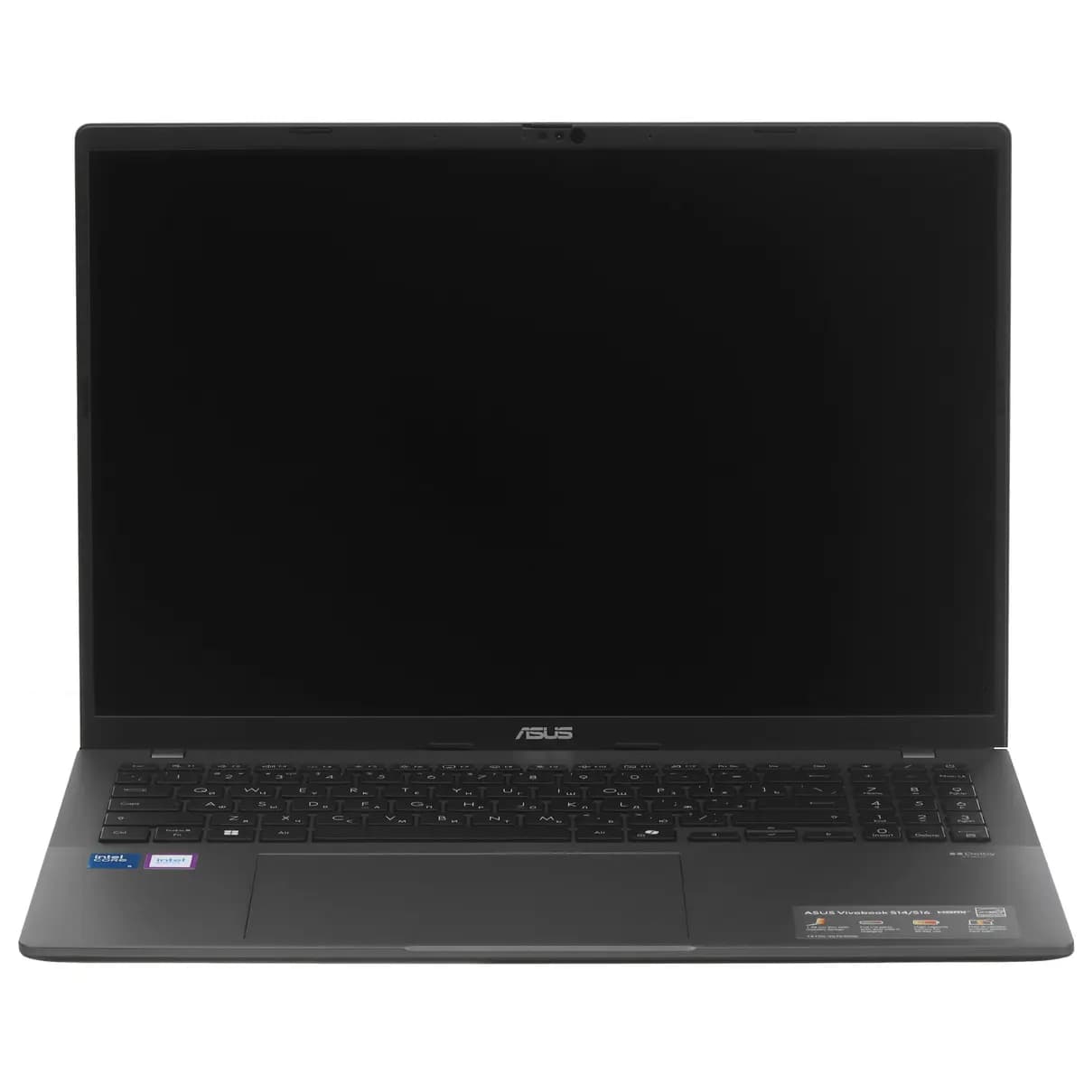 16" laptop ASUS Vivobook S S3607VA-RP107W gray [English/Russian layout, 1920x1200, IPS, Intel Core 5 210H, cores: 4 x 2.2 GHz + 4 x 1.6 GHz, RAM 16 GB, SSD 512 GB, Intel UHD Graphi
