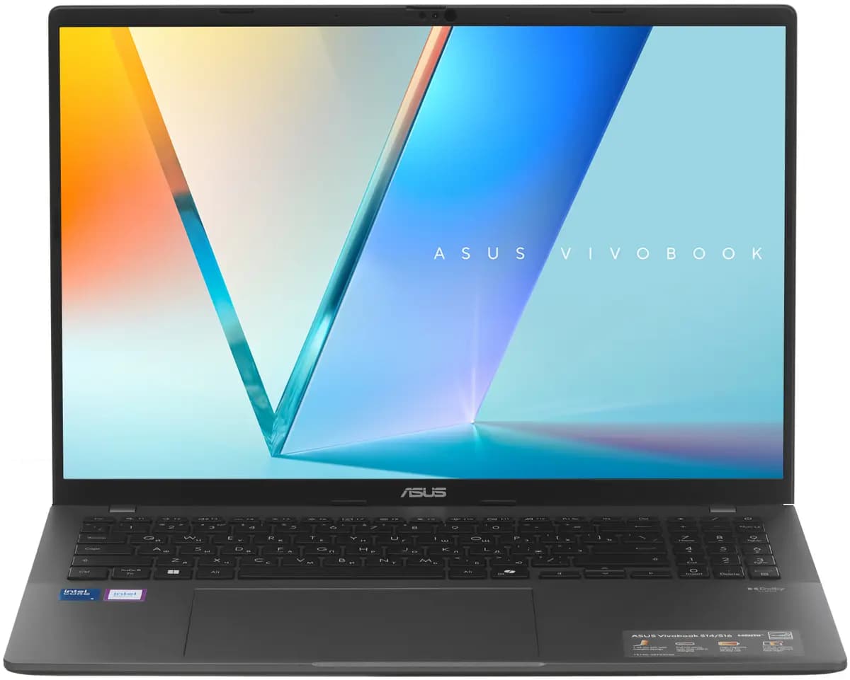 16" laptop ASUS Vivobook S S3607VA-RP107W gray [English/Russian layout, 1920x1200, IPS, Intel Core 5 210H, cores: 4 x 2.2 GHz + 4 x 1.6 GHz, RAM 16 GB, SSD 512 GB, Intel UHD Graphi