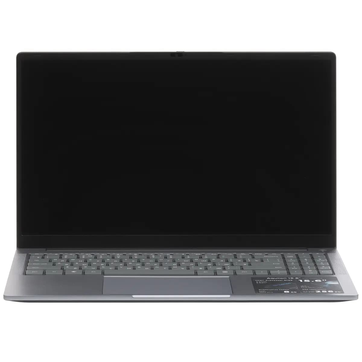 15.6" laptop DEXP Aquilon C15-INW603 gray [English/Russian layout, 1920x1080, IPS, Intel N100, cores: 4 x 0.1 GHz, RAM 8 GB, SSD 256 GB, Intel UHD Graphics, Windows 11 Home]