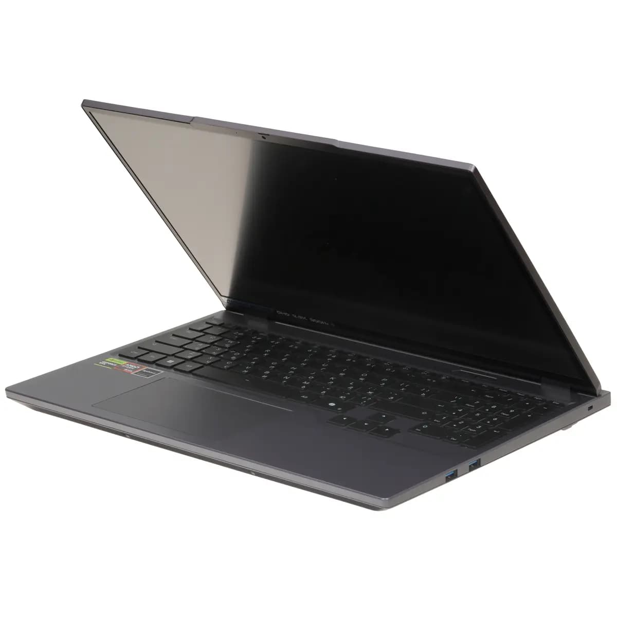 16" laptop MAIBENBEN X16F gray [English/Russian layout, 2560x1600, IPS, AMD Ryzen 9 8940HX, cores: 16 x 2.4 GHz, RAM 32 GB, SSD 1000 GB, GeForce RTX 5070 Ti for laptops, 12 GB, Win