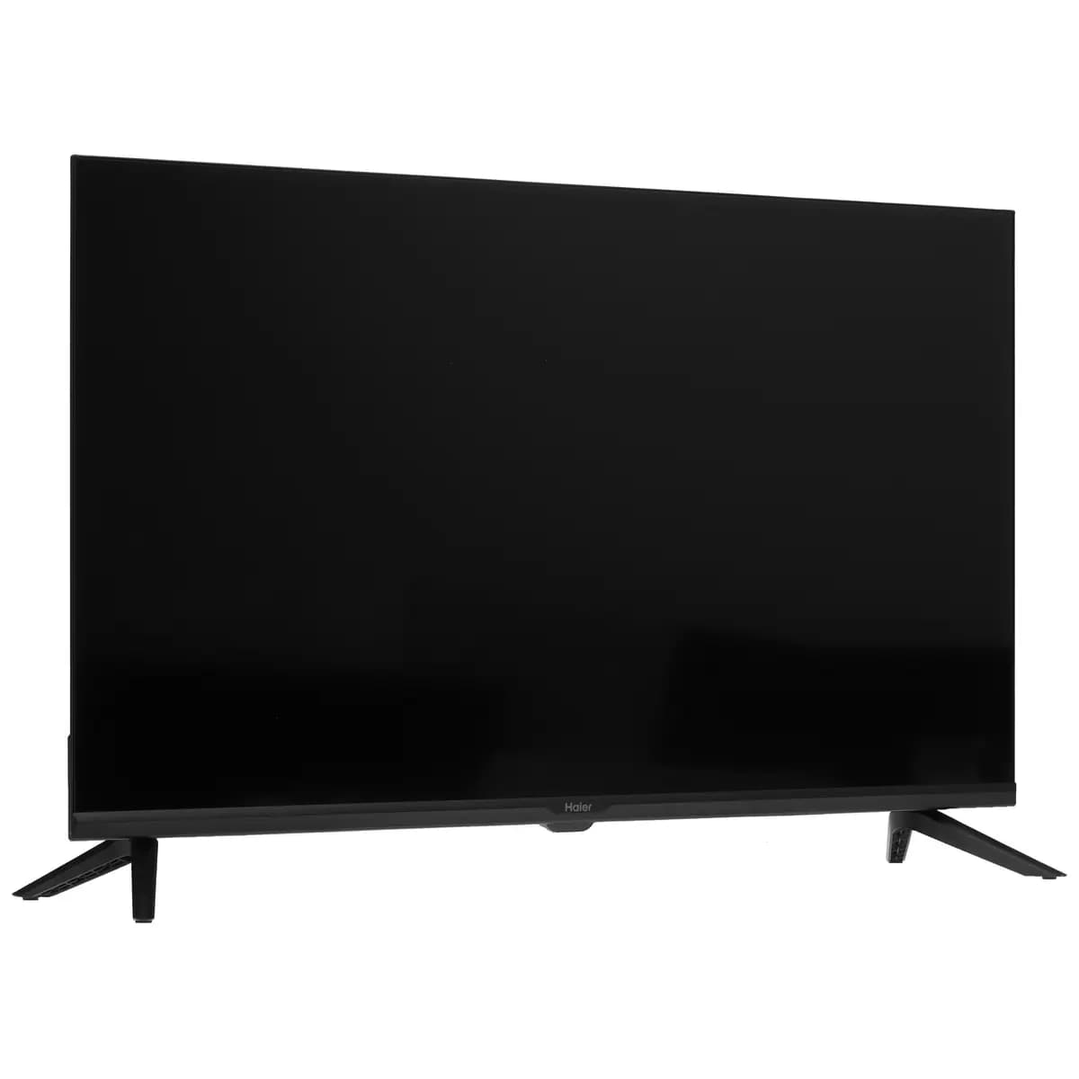 32" (81 cm) TV Haier 32 LED S2 black [Direct LED, FullHD, Wi-Fi, 60 Hz, Android TV, HDMI x 3, USB x 2 pcs]