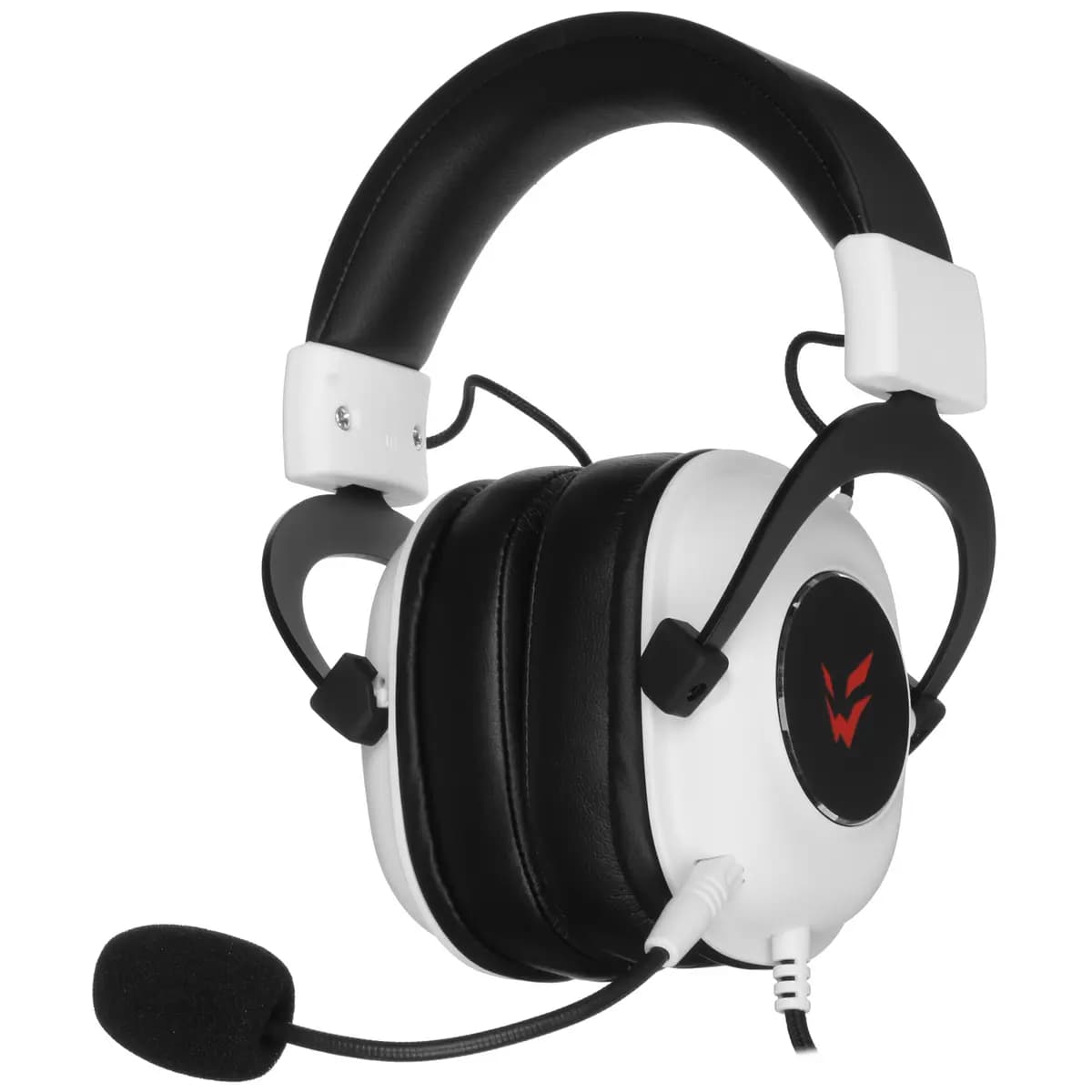 Wired headphones ARDOR GAMING Edge white 2022 [over-ear, wired, cable - 1 m, 20 Hz - 20000 Hz, 32Ω]