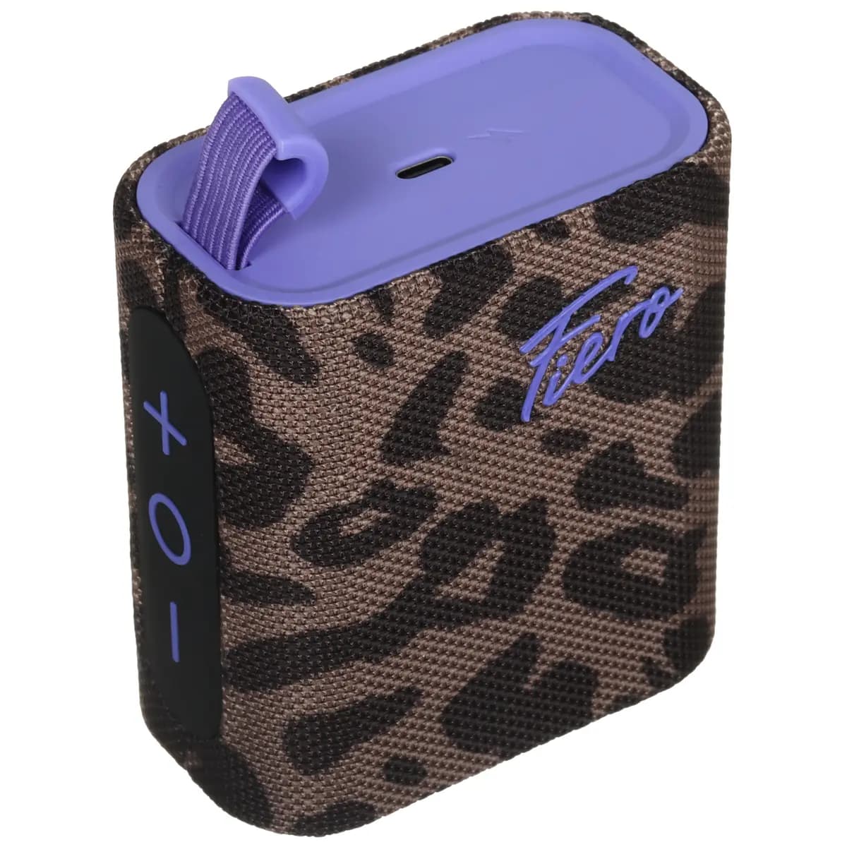 Portable speaker Fiero Lure Piccolo FRPS-510, purple [Bluetooth, 3500 mAh, battery life - up to 30 h]