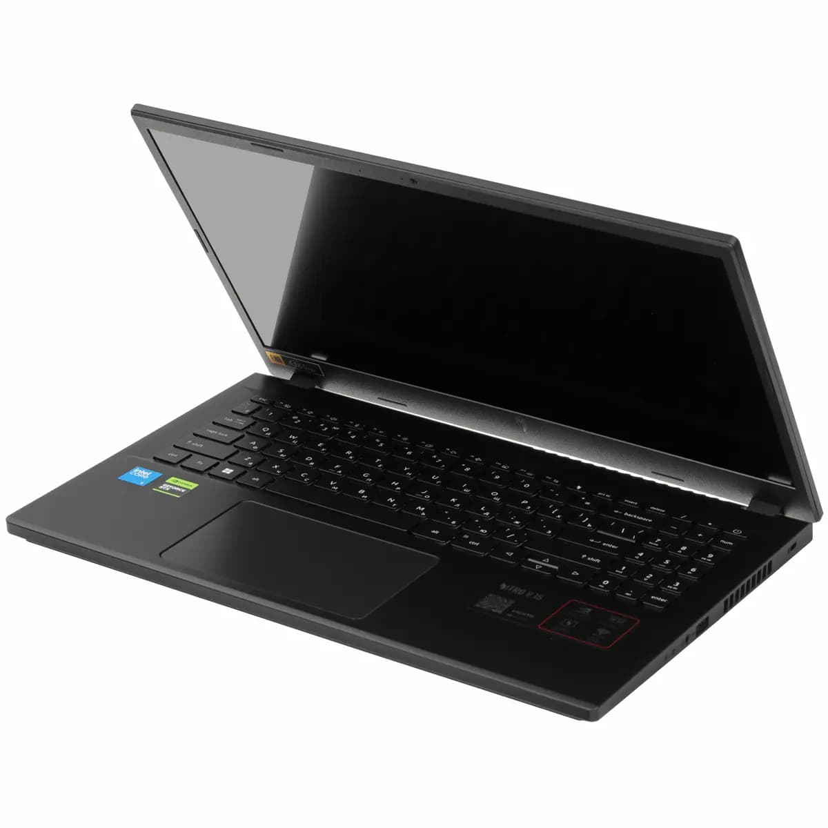 15.6" laptop Acer Nitro V 15 ANV15-52-55H0 black [English/Russian layout, 1920x1080, IPS, Intel Core 5 210H, cores: 4 x 2.2 GHz + 4 x 1.6 GHz, RAM 16 GB, SSD 512 GB, GeForce RTX 50