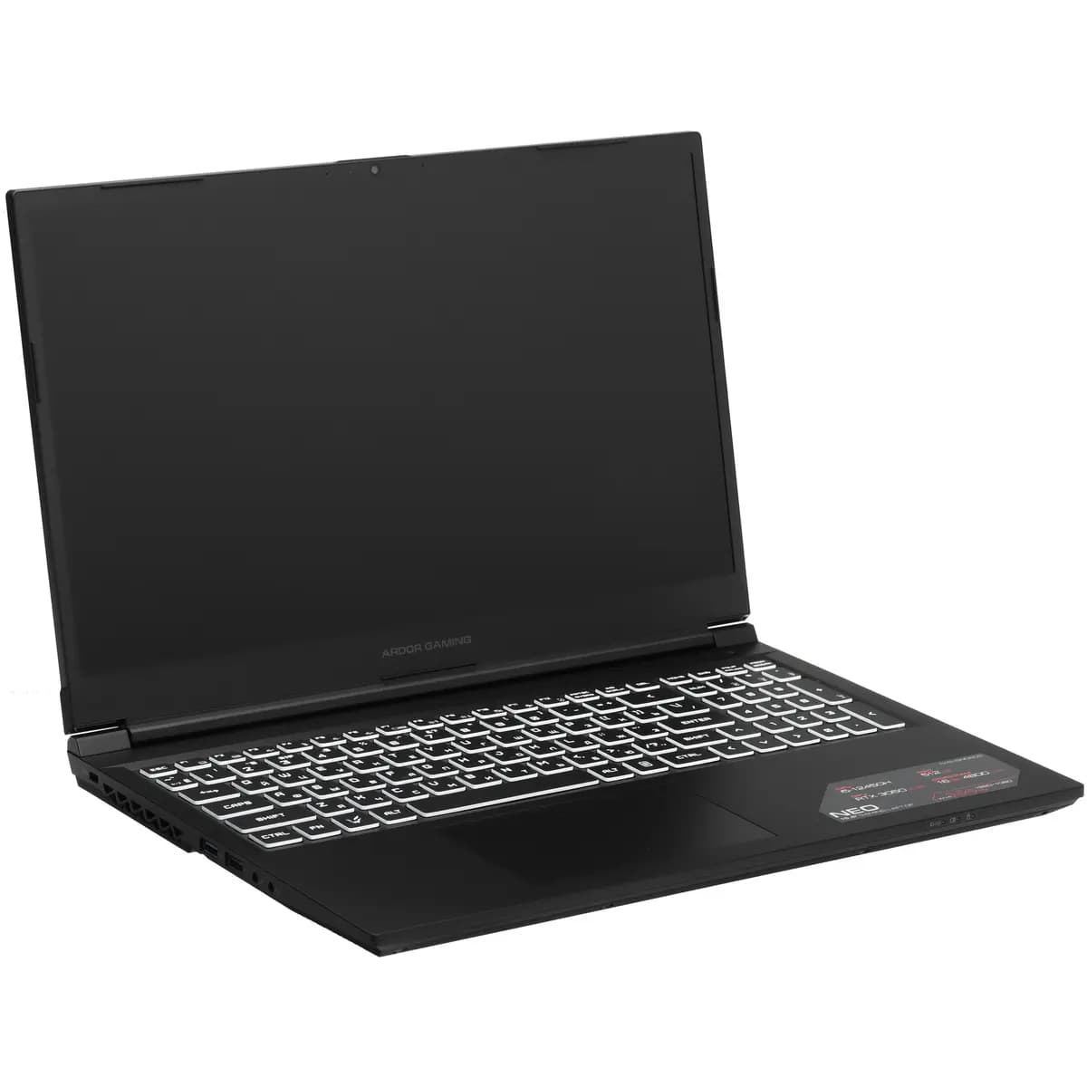 15.6" laptop ARDOR GAMING NEO N15-I5ND602 black [English/Russian layout, 1920x1080, IPS, Intel Core i5-12450H, cores: 4 x 2 GHz + 4 x 1.5 GHz, RAM 16 GB, SSD 512 GB, GeForce RTX 30