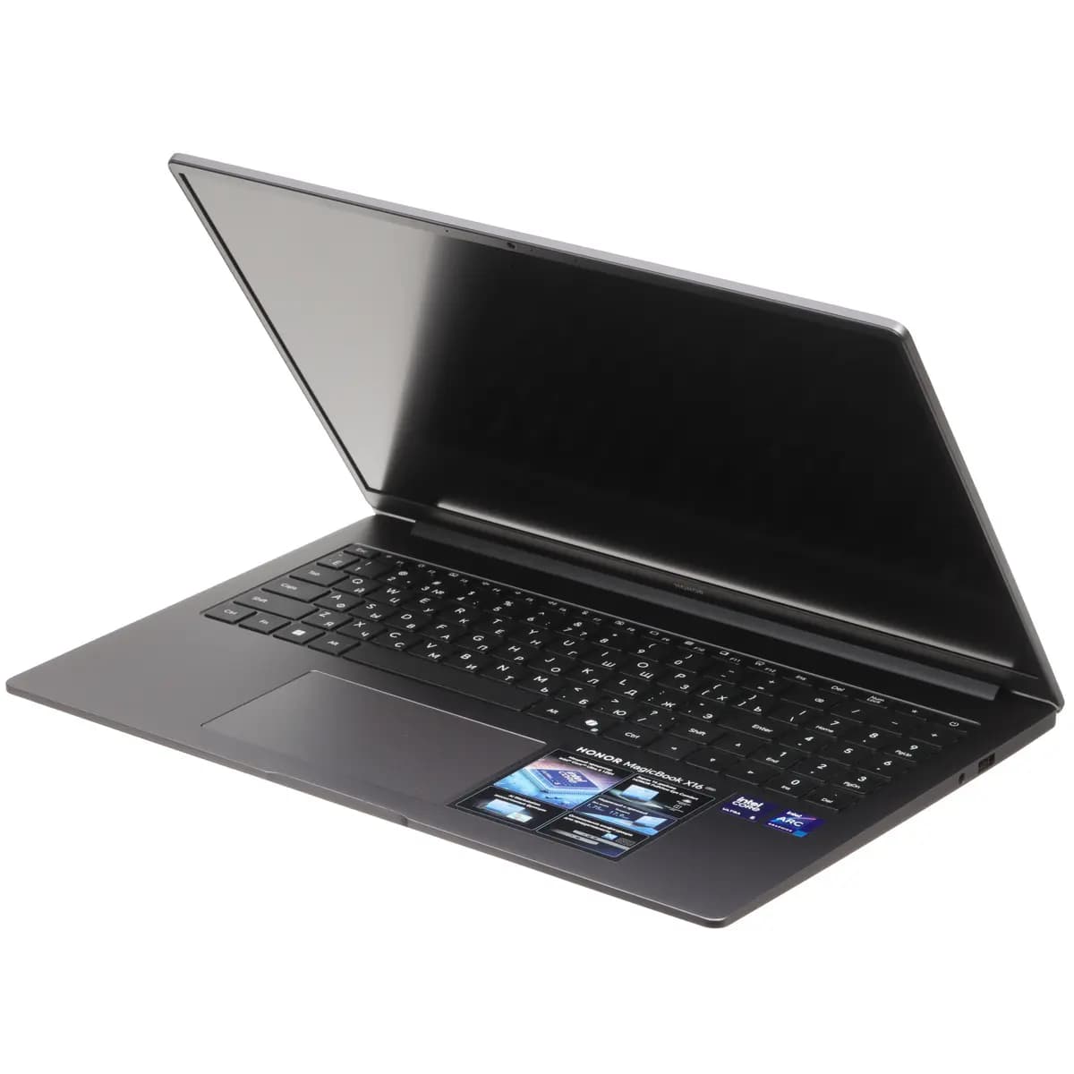 16" laptop HONOR MagicBook X16 2026 gray [English/Russian layout, 1920x1200, IPS, Intel Core Ultra 5 125H, cores: 4 x 1.2 GHz + 8 x 0.7 GHz, RAM 16 GB, SSD 512 GB, Intel Arc Graphi