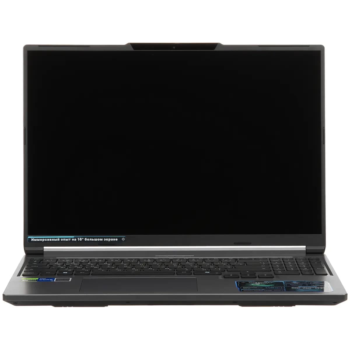 16" laptop MAIBENBEN X16C gray [English/Russian layout, 1920x1200, IPS, Intel Core i5-14450HX, cores: 6 x 2.4 GHz + 4 x 1.8 GHz, RAM 16 GB, SSD 1000 GB, GeForce RTX 5060 for laptop