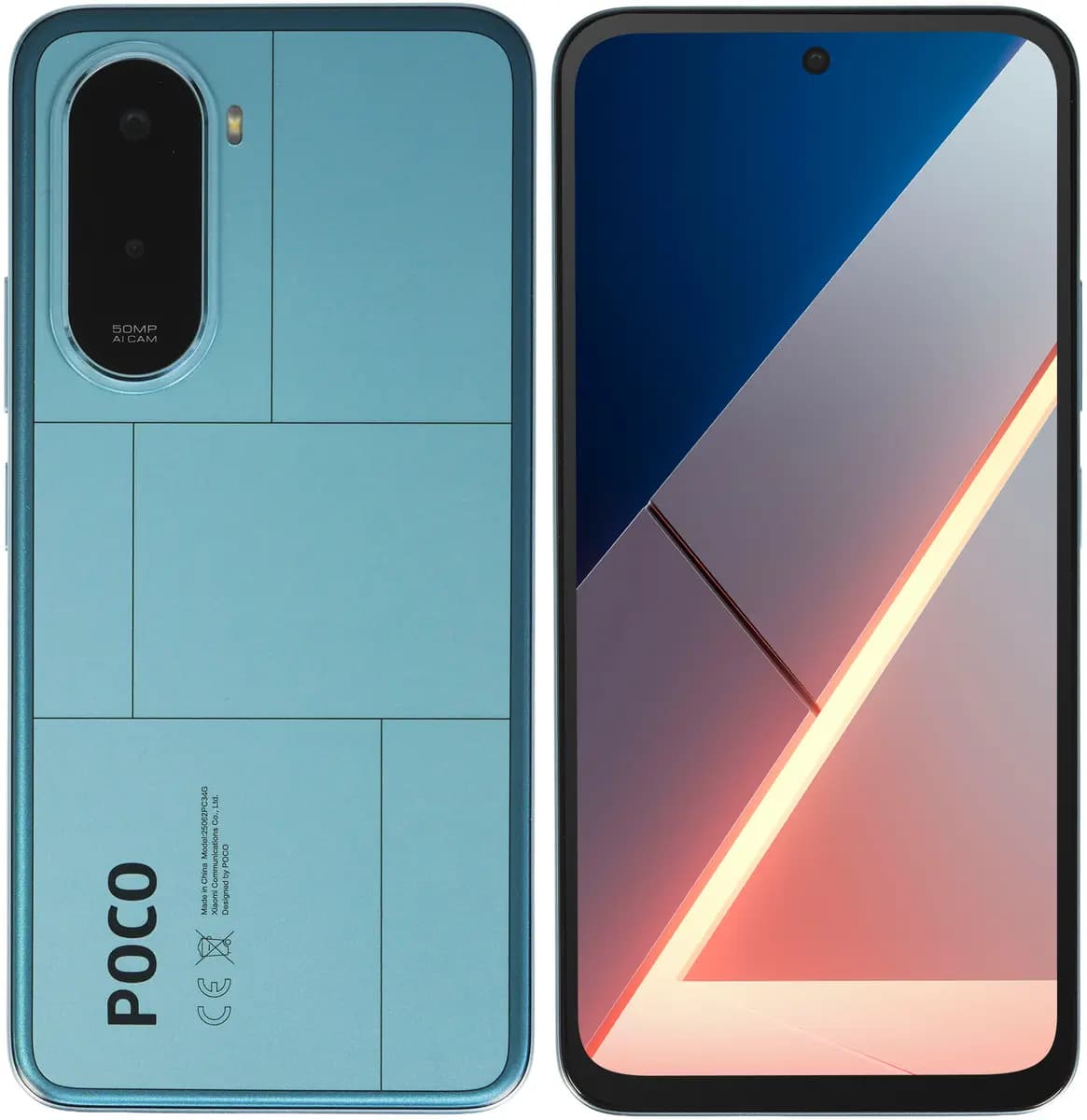 6.9" smartphone POCO M7 128 GB light blue