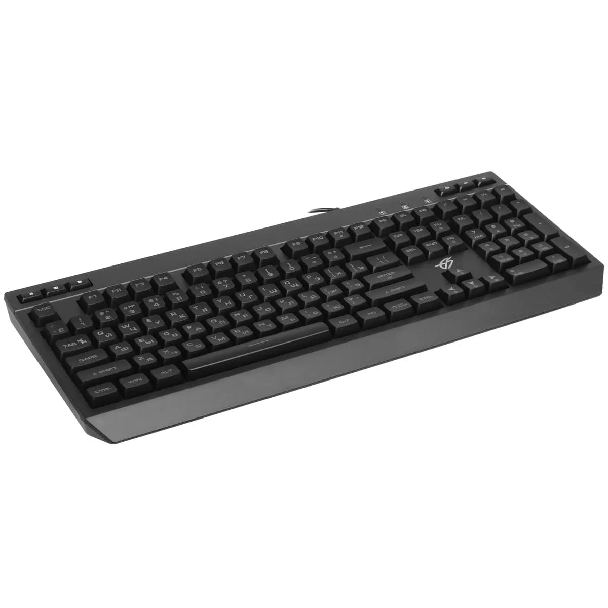 Keyboard wired DEXP Friendly Fire color black [membrane, keys - 114, USB Type-A]