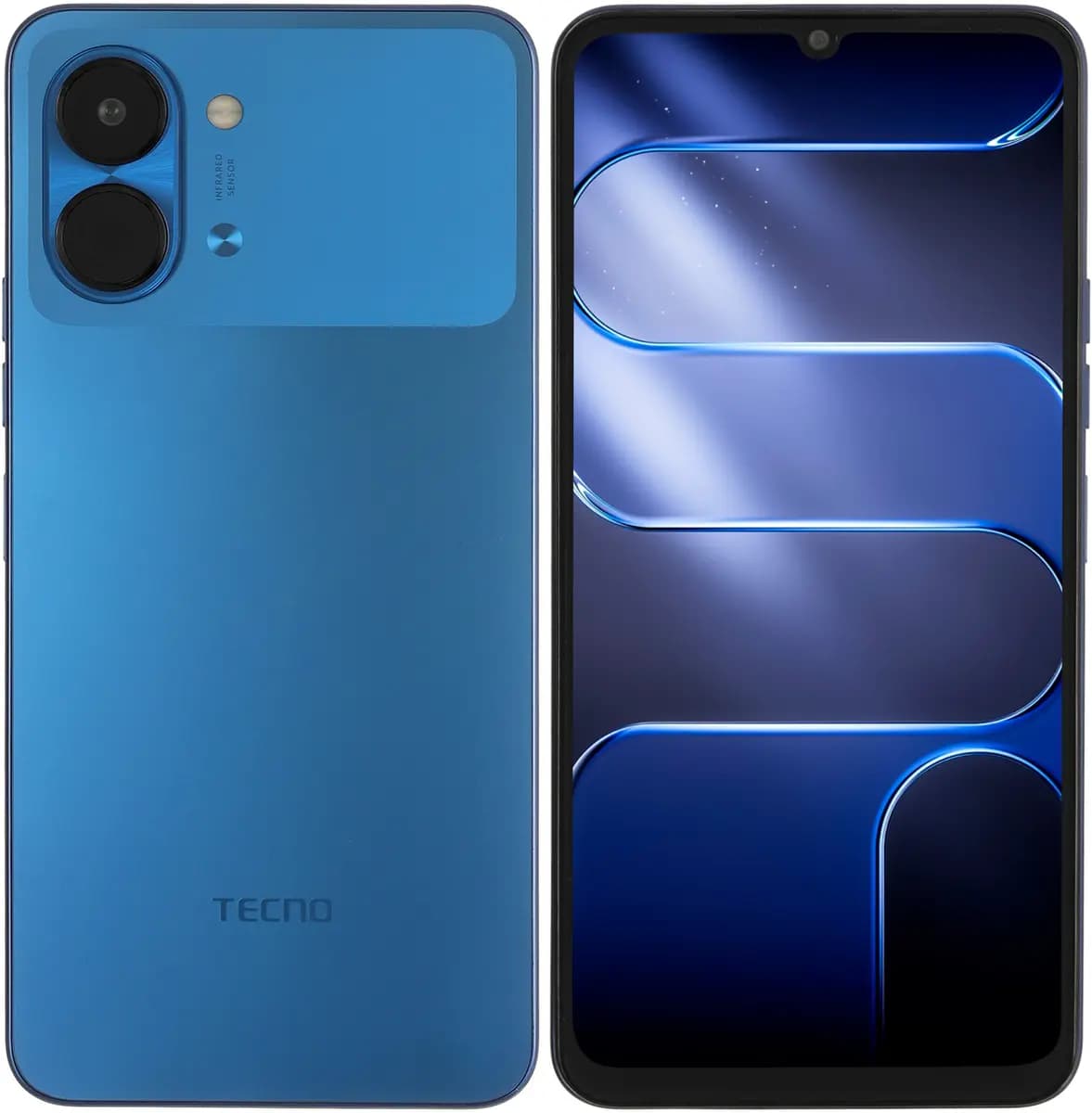 6.75" smartphone Tecno SPARK GO 3 128 GB blue