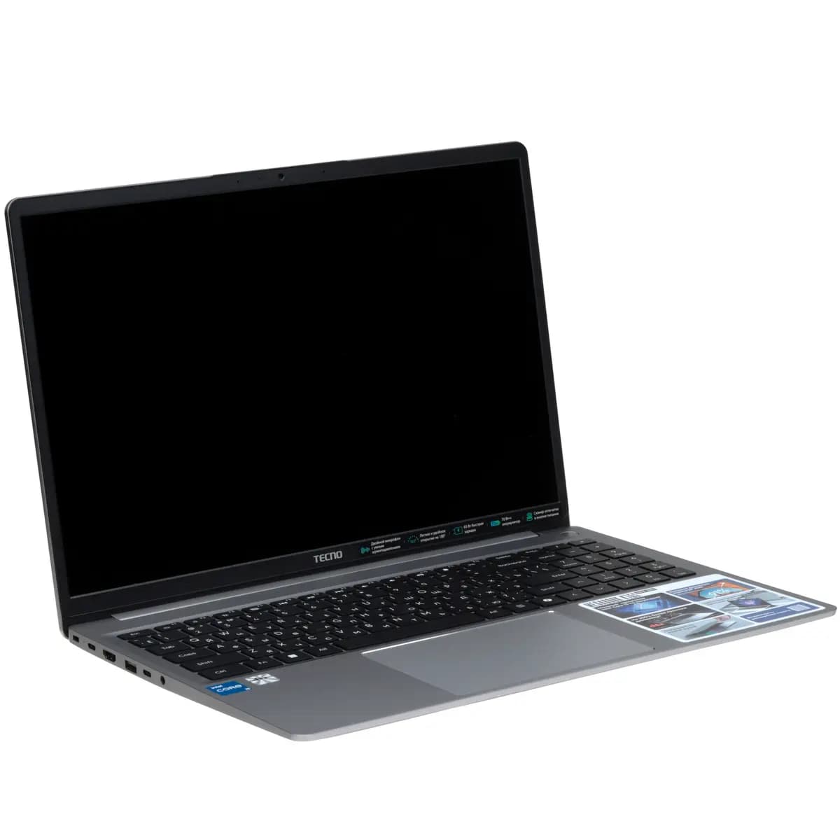 16" laptop Tecno Megabook K16S gray [English/Russian layout, 1920x1200, IPS, Intel Core i5-13420H, cores: 4 x 2.1 GHz + 4 x 1.5 GHz, RAM 16 GB, SSD 1000 GB, Intel UHD Graphics, Win