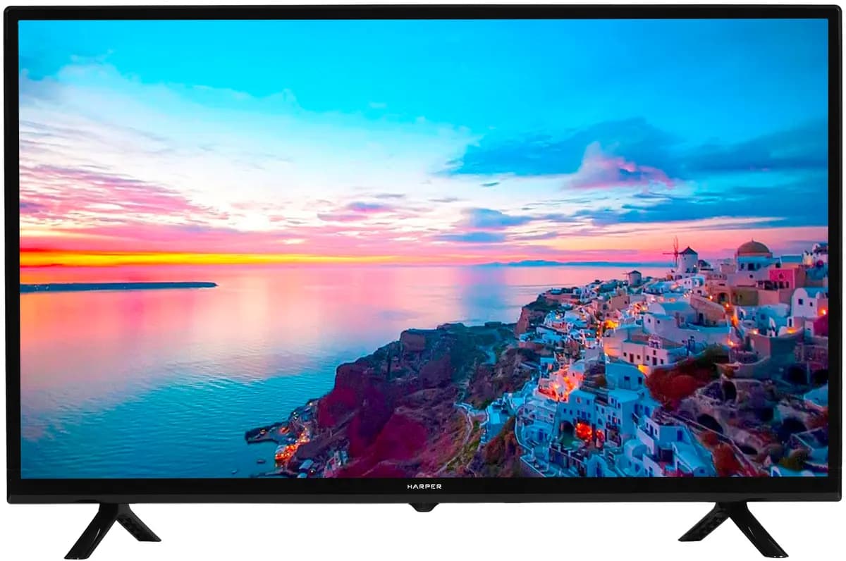 32" (81 cm) TV Harper 32R777T black [Direct LED, HD, 60 Hz, HDMI x 2, USB x 1 pcs]