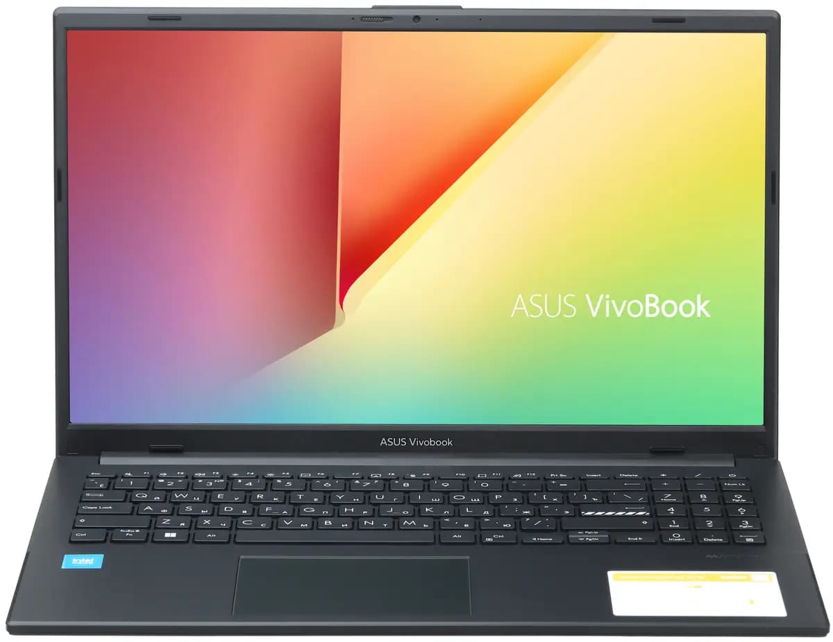 15.6" laptop ASUS Vivobook Go 15 E1504GA-BQ585 black [English/Russian layout, 1920x1080, IPS, Intel N100, 4 x 0.8 GHz, RAM 8 GB, SSD 256 GB, Intel UHD Graphics, without OS]
