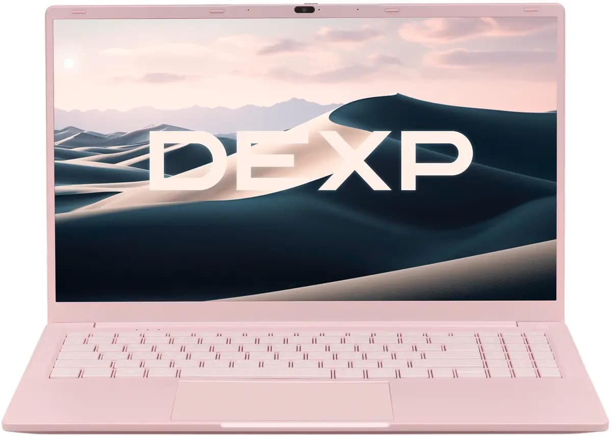 15.6" laptop DEXP Aquilon C15-INW605 pink [English/Russian layout, 1920x1080, IPS, Intel N100, cores: 4 x 0.1 GHz, RAM 8 GB, SSD 256 GB, Intel UHD Graphics, Windows 11 Pro]