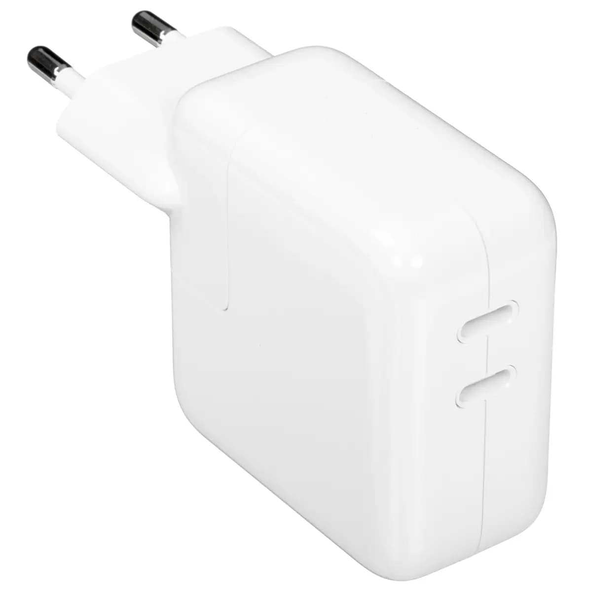 Wall charger Apple MW2K3 white [power - 35 W, without cable]