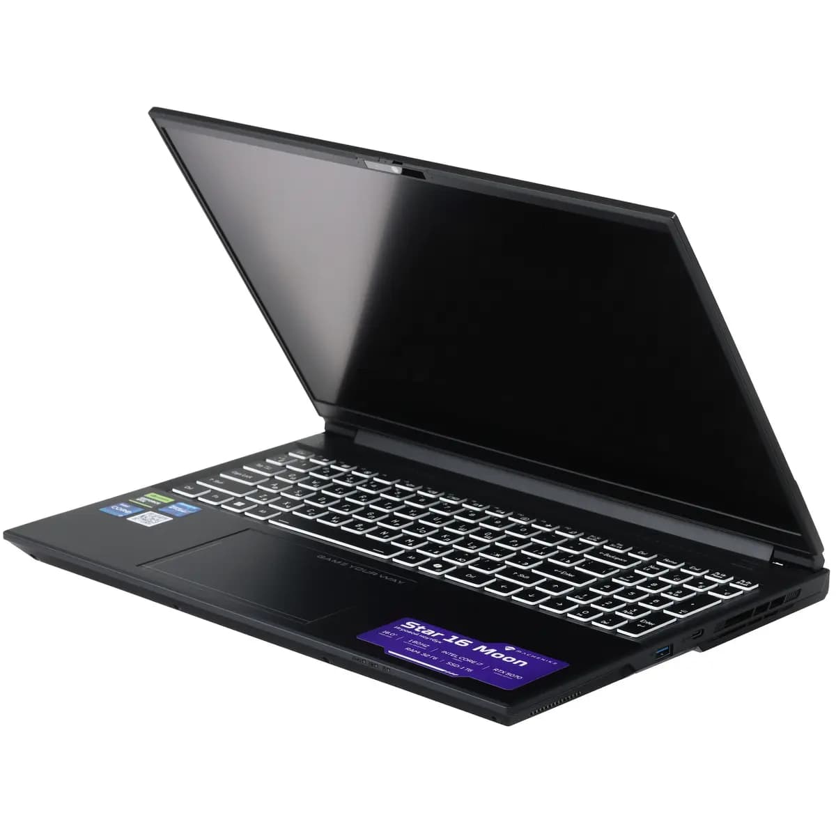 16" laptop Machenike Star 16 Moon gray [English/Russian layout, 2560x1600, IPS, Intel Core i7-13620H, cores: 6 x 2.4 GHz + 4 x 1.8 GHz, RAM 32 GB, SSD 1000 GB, GeForce RTX 5070 for