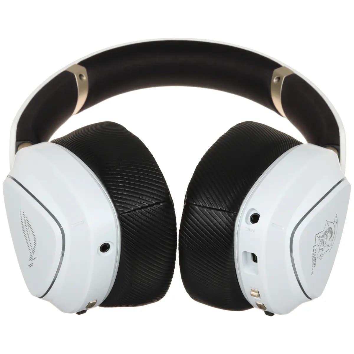 Wireless/wired headphones ASUS ROG Delta II-KJP white 2026 [over-ear, wired, 2.4 GHz radio, cable - 2 m, up to 110 h, support Nintendo Switch, PS4, PS5, Xbox Series X|S, 20 Hz - 20