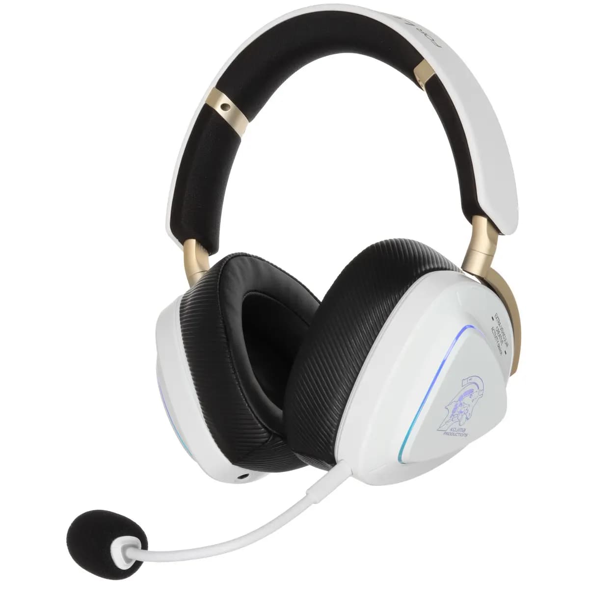 Wireless/wired headphones ASUS ROG Delta II-KJP white 2026 [over-ear, wired, 2.4 GHz radio, cable - 2 m, up to 110 h, support Nintendo Switch, PS4, PS5, Xbox Series X|S, 20 Hz - 20