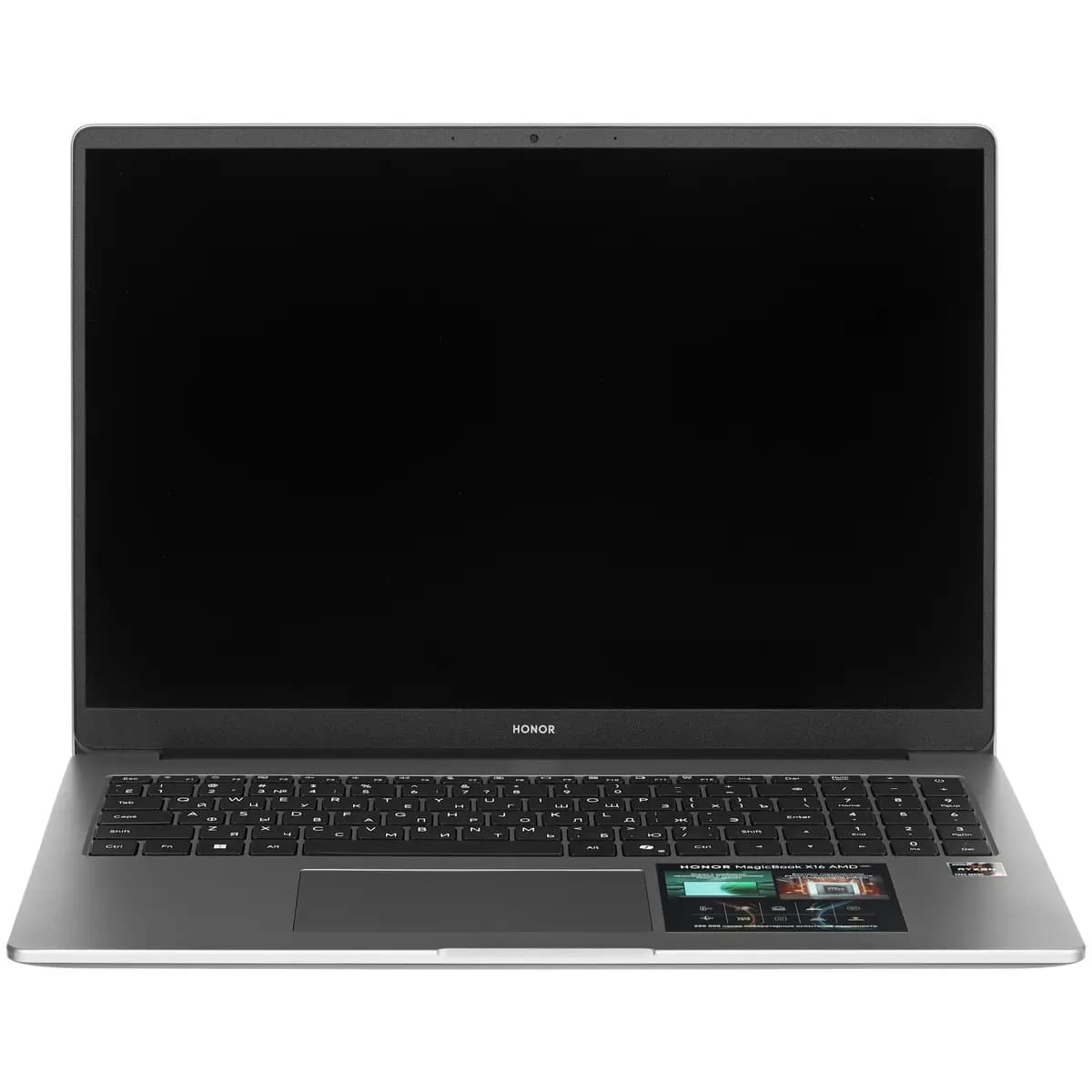 16" laptop HONOR MagicBook X16 AMD 2025 gray [English/Russian layout, 1920x1200, IPS, AMD Ryzen 5 6600H, cores: 6 x 3.3 GHz, RAM 16 GB, SSD 512 GB, AMD Radeon 660M, Windows 11 Home