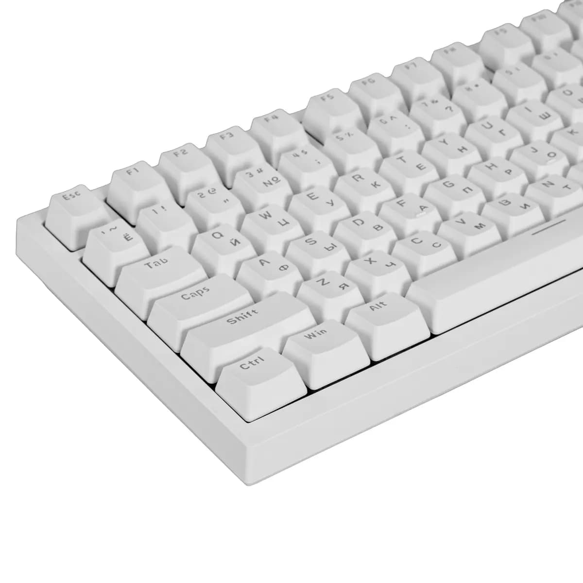 Keyboard wired AJAZZ AK820 color white [mechanical, keys - 82, USB Type-A]