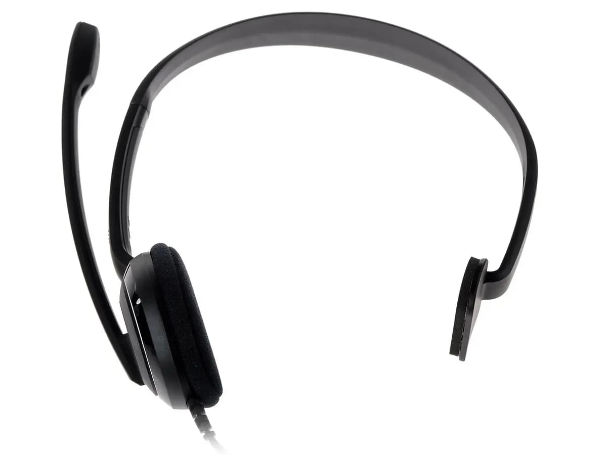 Wired mono headset EPOS Sennheiser PC7 black 2013 [on-ear, wired, cable - 2 m, 42 Hz - 17000 Hz, 32Ω]