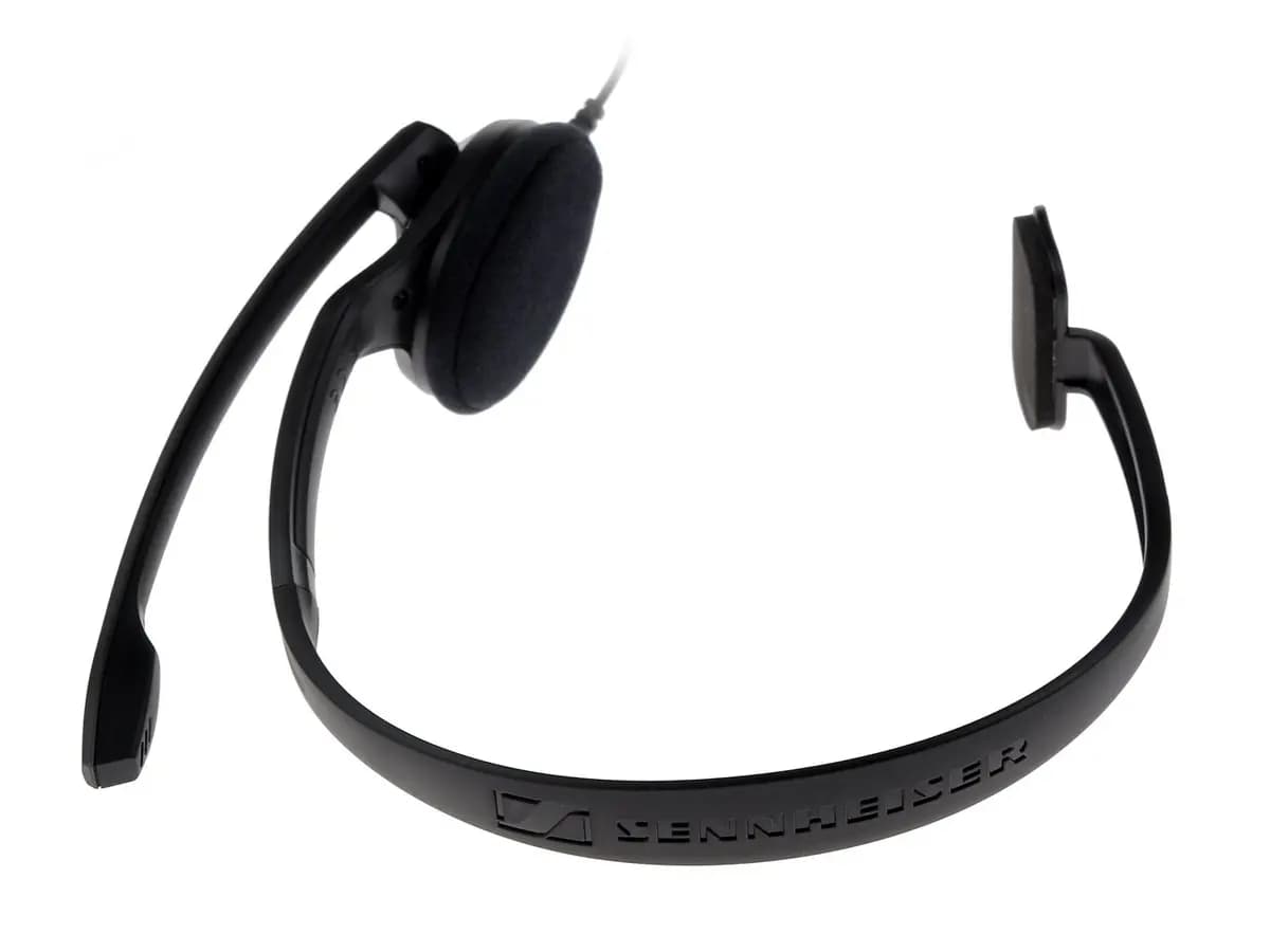 Wired mono headset EPOS Sennheiser PC7 black 2013 [on-ear, wired, cable - 2 m, 42 Hz - 17000 Hz, 32Ω]