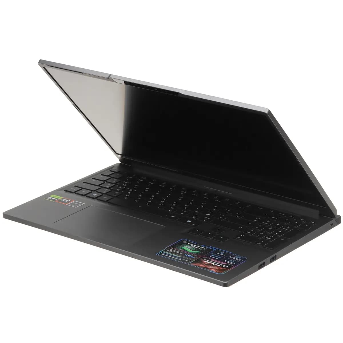 16" laptop MAIBENBEN X16C gray [English/Russian layout, 1920x1200, IPS, AMD Ryzen 7 H 255, cores: 8 x 3.8 GHz, RAM 16 GB, SSD 512 GB, GeForce RTX 5050 for laptops, 8 GB, Windows 11