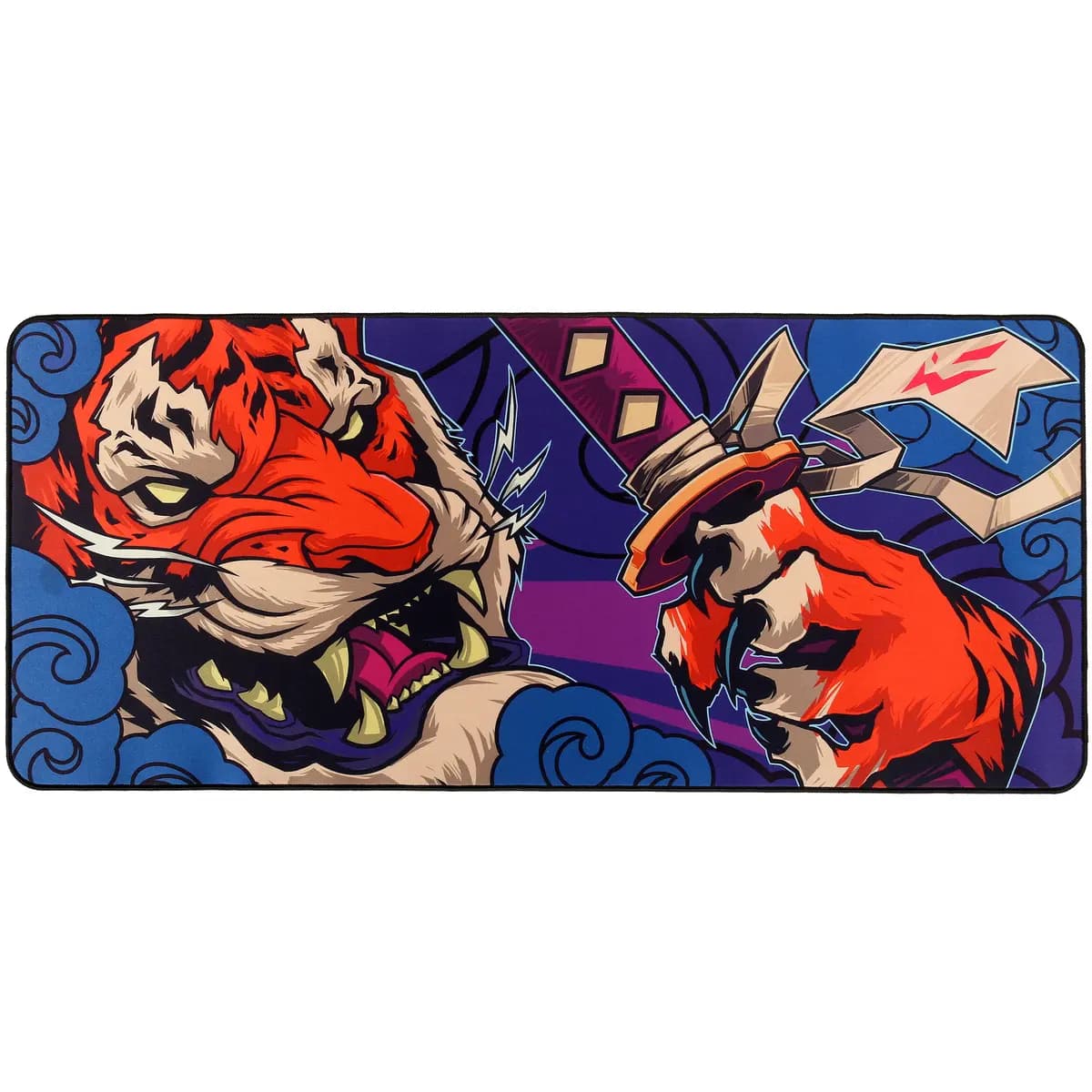 Mouse pad ARDOR GAMING GM-XL Asia Tiger (XL) multicolor [fabric, 900 mm x 400 mm x 4 mm, pattern - Asia]