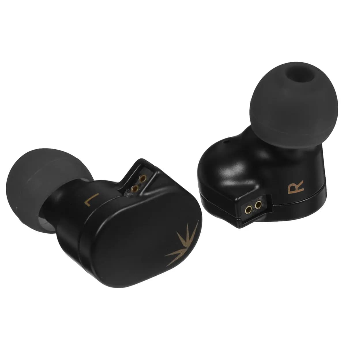 Wired headphones Moondrop CHU II black 2023 [in-ear, wired, cable - 1.2 m, 15 Hz - 38000 Hz, 18Ω]
