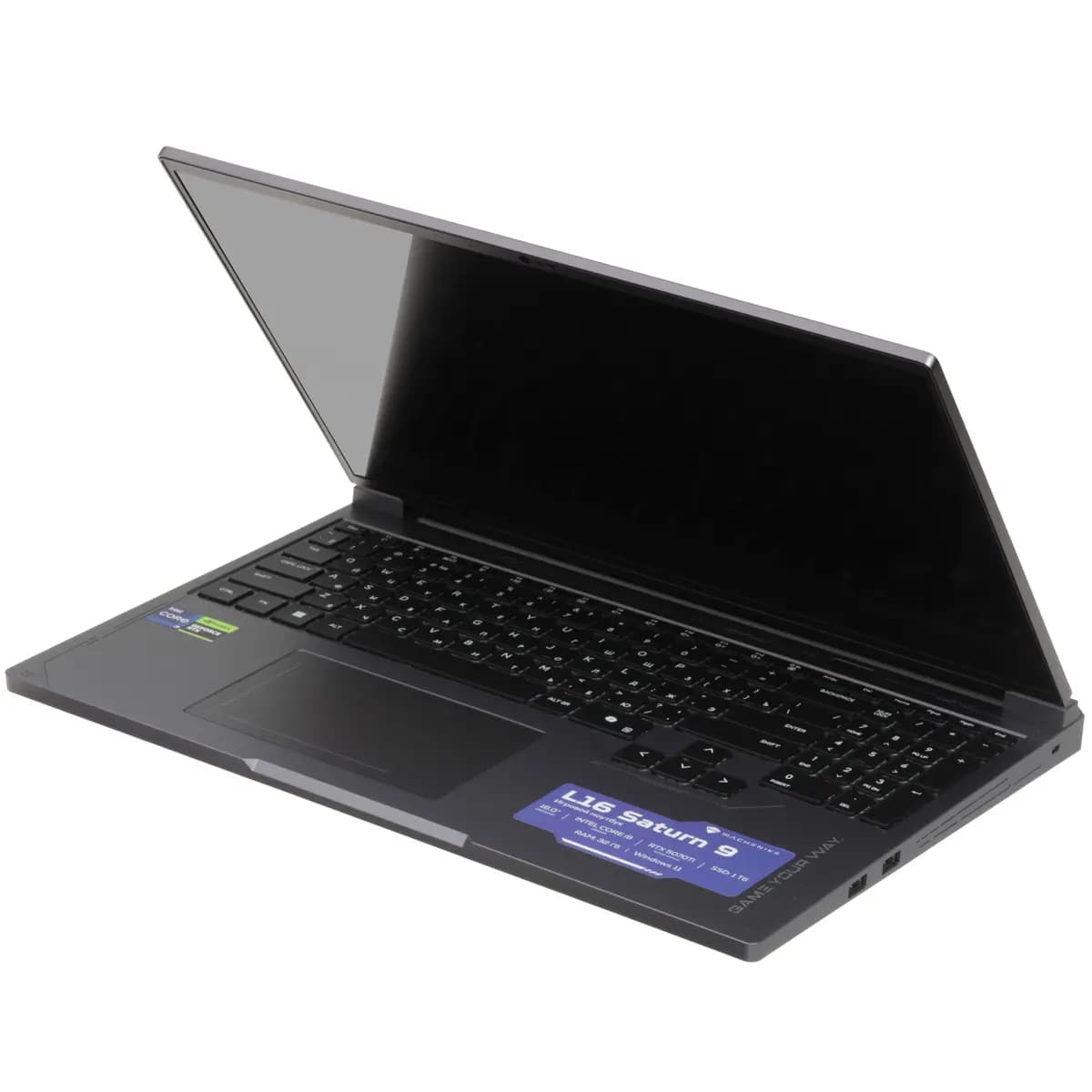 16" laptop Machenike L16 Saturn 9 gray [English/Russian layout, 2560x1600, IPS, Intel Core i9-14900HX, cores: 8 x 2.2 GHz + 16 x 1.6 GHz, RAM 32 GB, SSD 1000 GB, GeForce RTX 5070 T