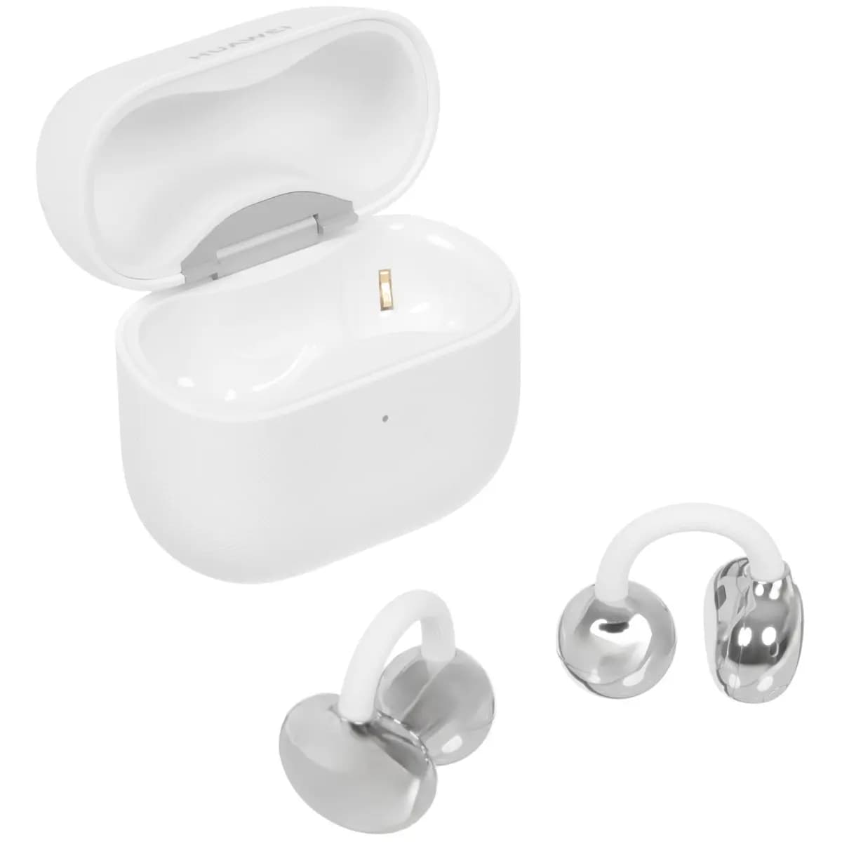 Headphones TWS HUAWEI FreeClip 2 white 2025 [OWS, Bluetooth 6.0, IP57, up to 9 h, 20 Hz - 20000 Hz]
