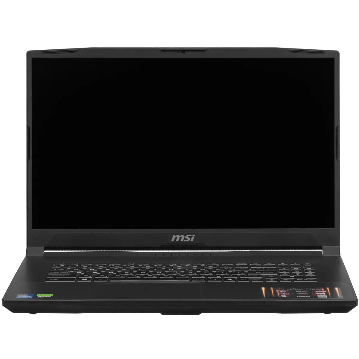 17.3" laptop MSI Katana 17 HX B14WFK-214XRU black [English/Russian layout, 1920x1080, IPS, Intel Core i7-14650HX, cores: 8 x 2.2 GHz + 8 x 1.6 GHz, RAM 16 GB, SSD 1000 GB, GeForce 