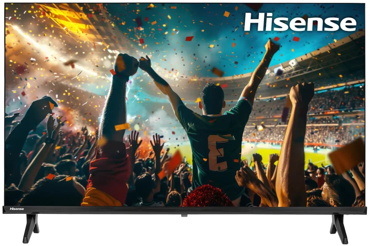 32" (80 cm) TV Hisense 32A4S black [Direct LED, HD, Wi-Fi, 60 Hz, HomeOS, HDMI x 2, USB x 1 pcs]