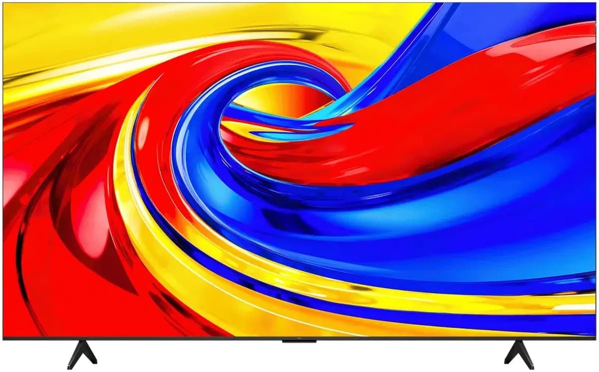 50" (126 cm) TV TCL 50P7L black [Direct LED, QLED, 4K UltraHD, Wi-Fi, 60 Hz, Google TV, HDMI x 2, USB x 2 pcs]