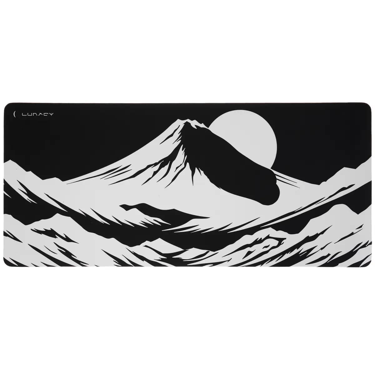 Mouse pad Lunacy CTRL Fuji (XL) black [microfiber, 900 mm x 400 mm x 6 mm, pattern - nature]