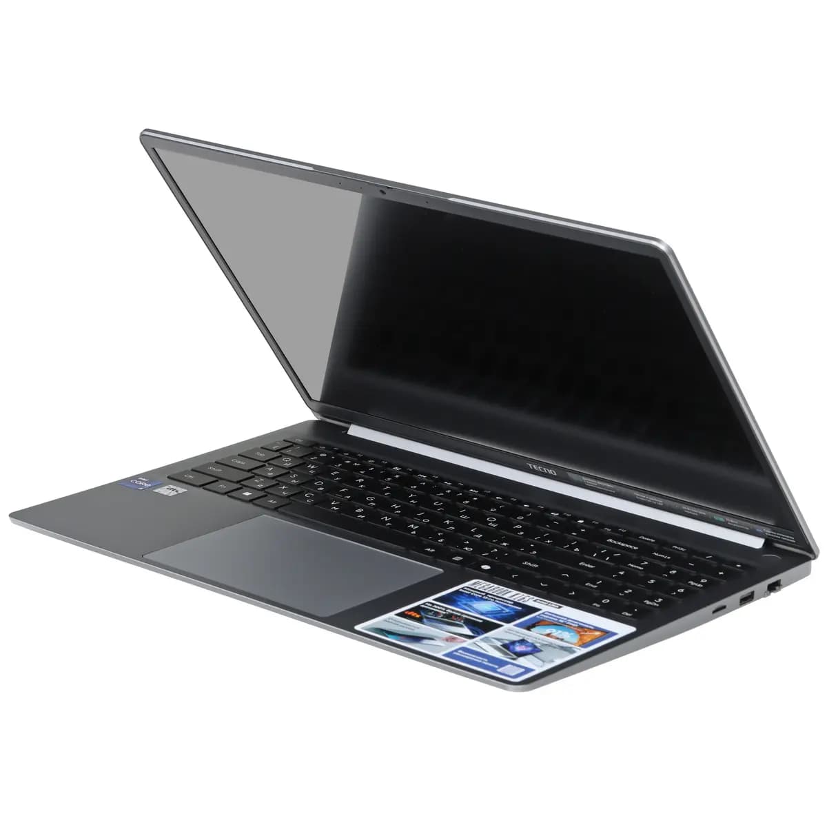 16" laptop Tecno Megabook K16SAA gray [English/Russian layout, 1920x1200, IPS, Intel Core i9-13900HK, cores: 6 x 2.6 GHz + 8 x 1.9 GHz, RAM 16 GB, SSD 1000 GB, Intel UHD Graphics, 