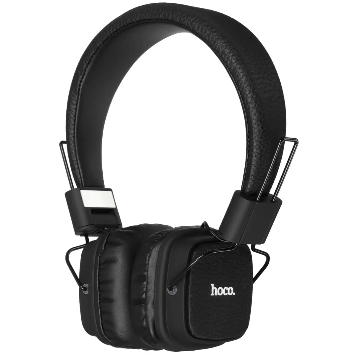 Wireless/wired headphones Hoco W56 black 2024 [on-ear, wired, Bluetooth 5.4, cable - 1.2 m, up to 28 h, 20 Hz - 20000 Hz]