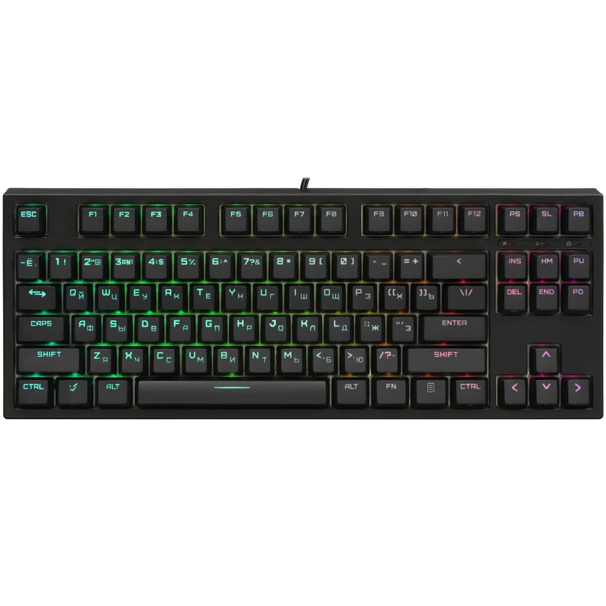 Keyboard wired ARDOR GAMING Radiant color black [magnetic, keys - 87, USB Type-A]