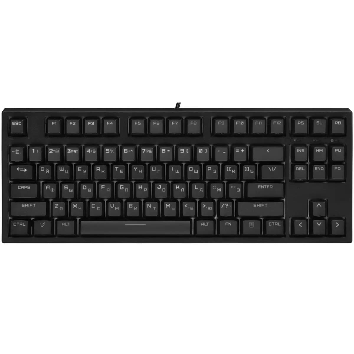Keyboard wired ARDOR GAMING Radiant color black [magnetic, keys - 87, USB Type-A]